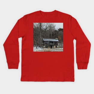 CABIN IN THE WOODS Kids Long Sleeve T-Shirt